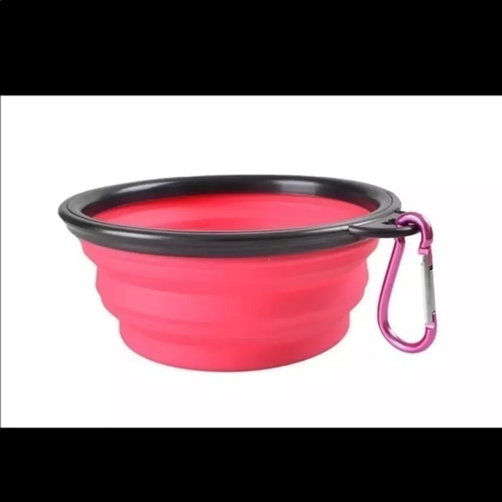 Collapsible Dog Pet Folding Silicone Travel Bowl​